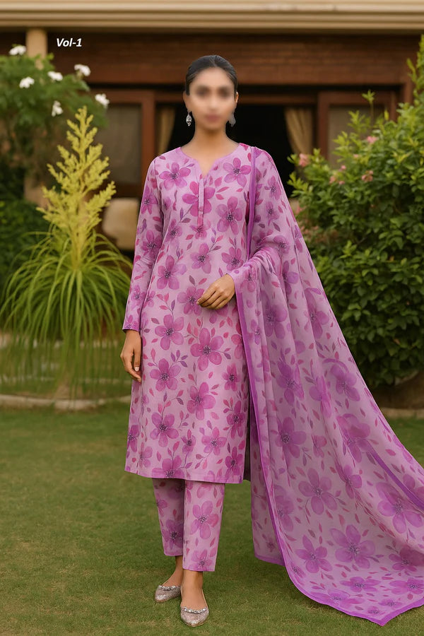 Binnisar 3pc Dora Lawn Collection