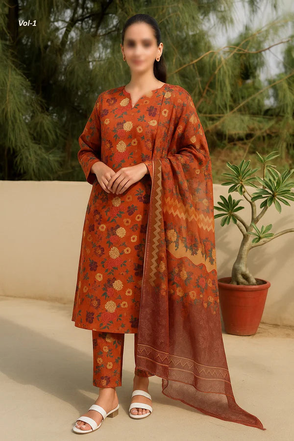 Binnisar 3pc Dora Lawn Collection