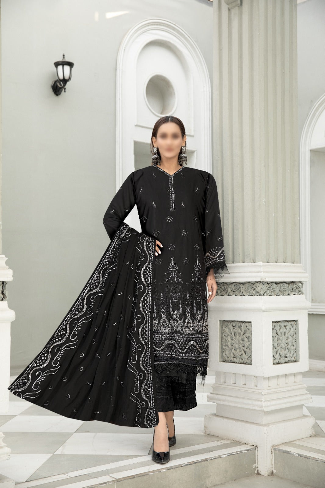 3pc Luxury Embroidery Lawn