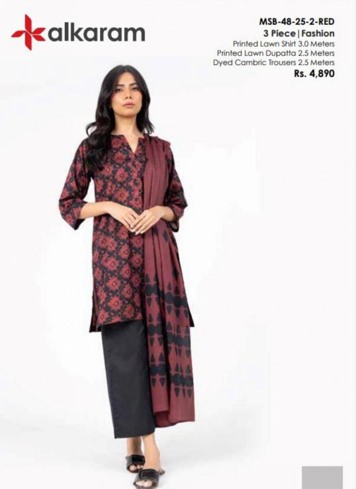 Al Karam 3pc Lawn Collection
