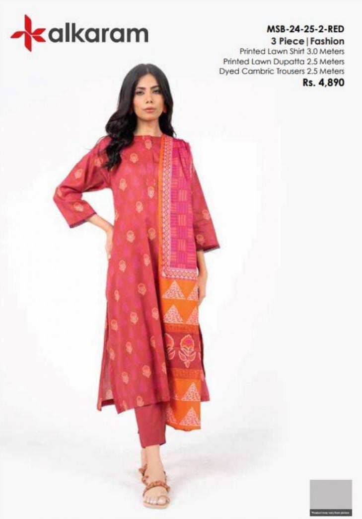 Al Karam 3pc Lawn Collection