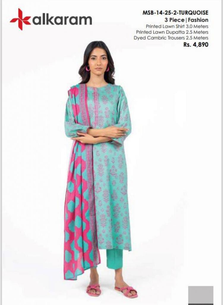 Al Karam 3pc Lawn Collection