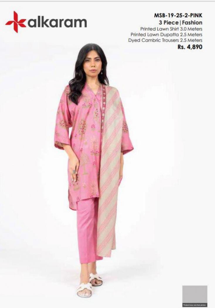 Al Karam 3pc Lawn Collection
