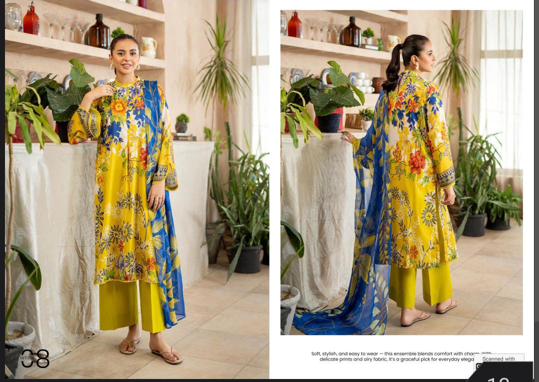 Pop Gul 3pc lawn Collection