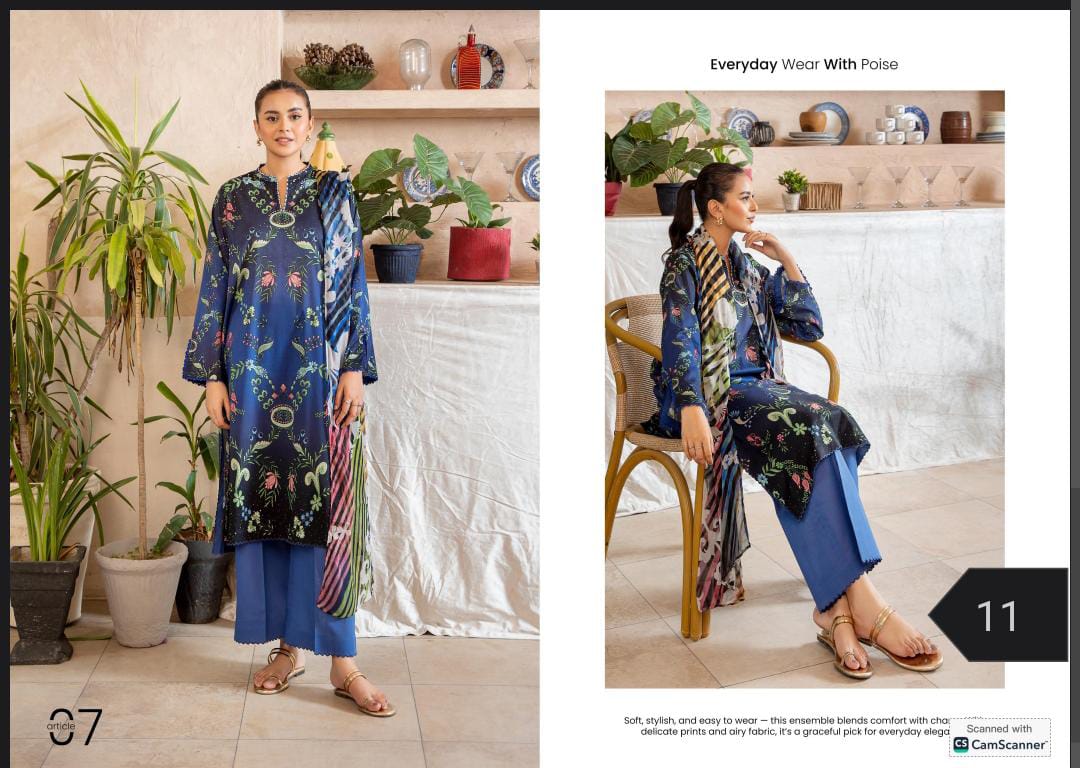 Pop Gul 3pc lawn Collection