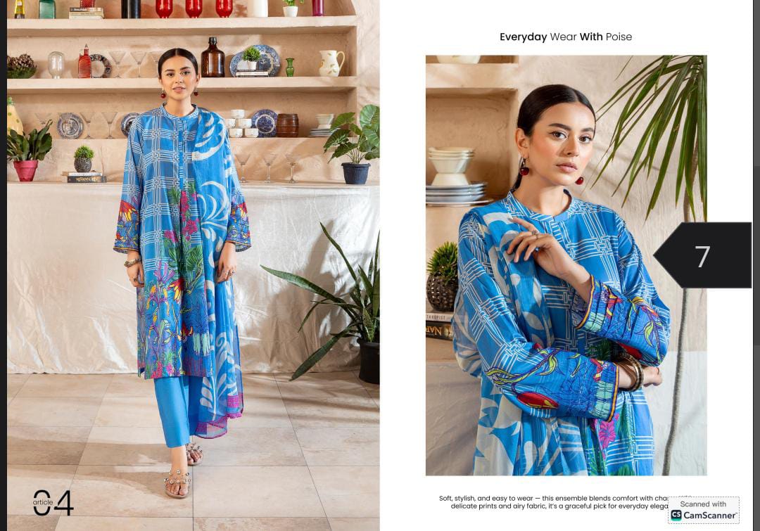 Pop Gul 3pc lawn Collection