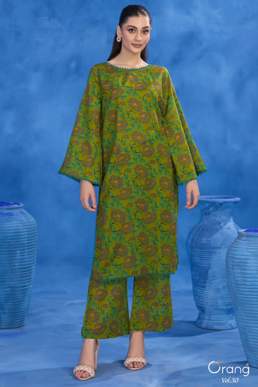 2pc Unstiched Suit By Orang By Al Raheeem collection 2025