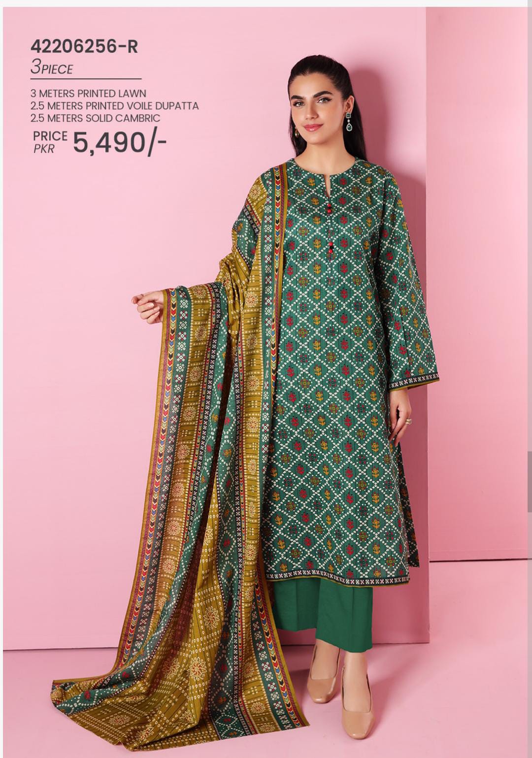 Nishat 3 PC Summer Collection 2025