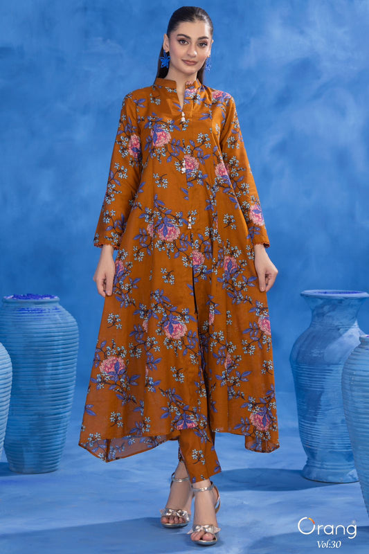 2pc Unstiched Suit By Orang By Al Raheeem collection 2025